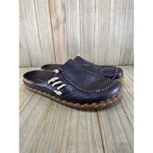 Patagonia Clover Performance Footwear Womens Size 8 Brown Leather Slip On Shoe